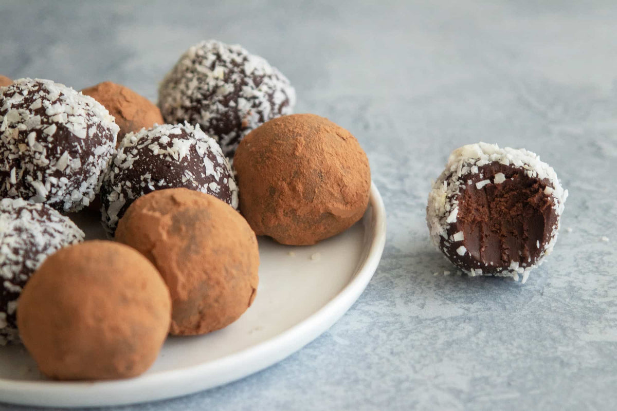 Vegan Chocolate Truffles, Credit: Elizabeth Newman