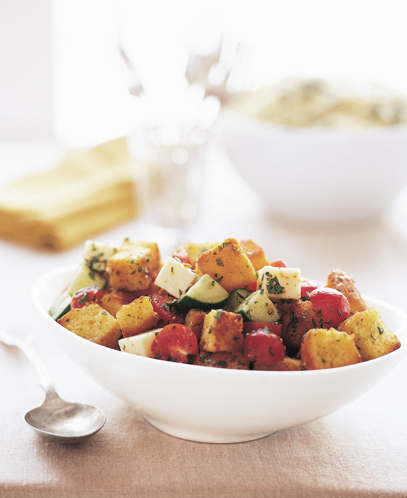 Cornbread Panzanella Salad