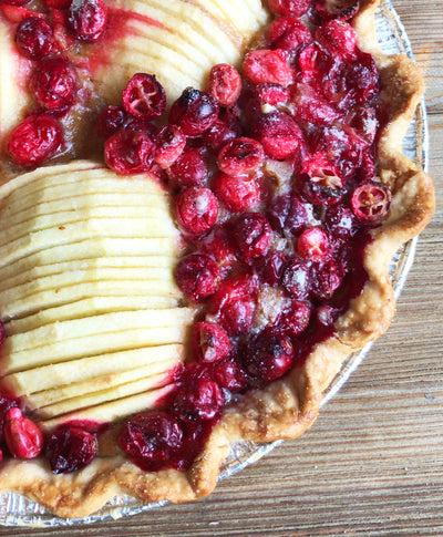 Cranberry Apple Pie, Credit: Dan Langan