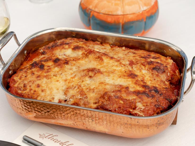 Baked Turkey Parmesan, Credit: Food Network