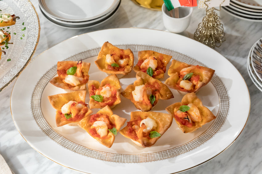 Shrimp Fra Diavolo Bites, Credit: Food Network