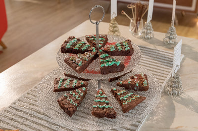Chocolate Christmas Tree Brownies, Credit: Food Network