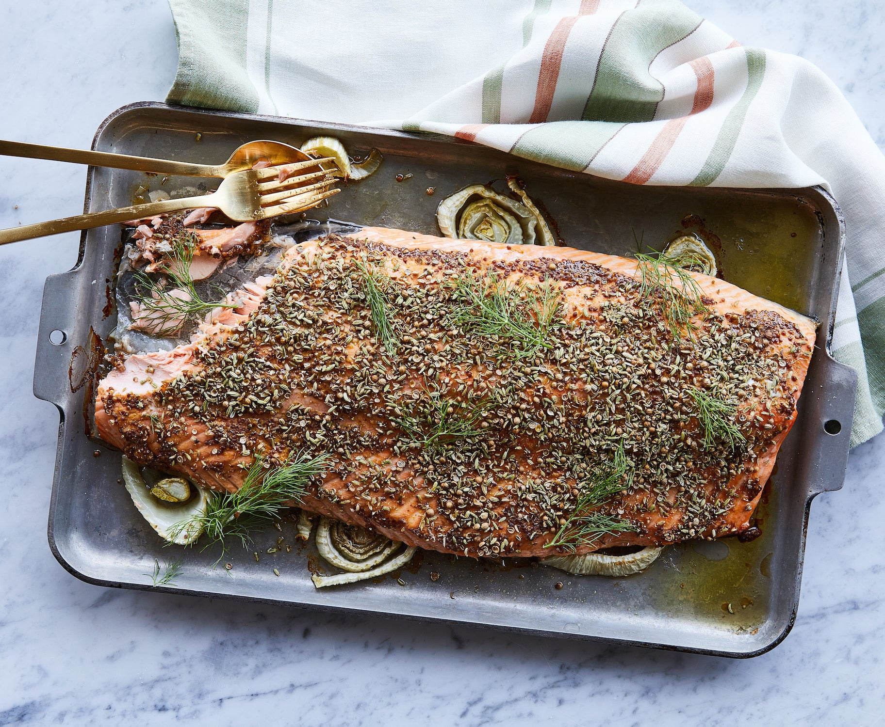 Giada's Slow Roasted Salmon, Credit: Aubrie Pick