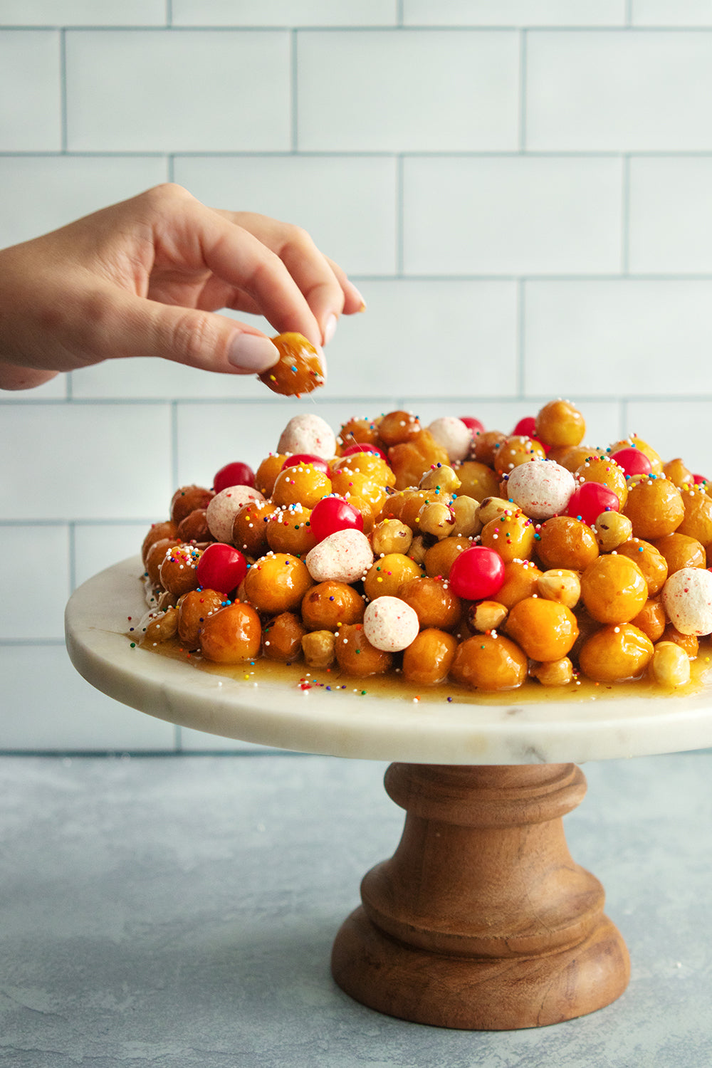 Struffoli, Credit: Elizabeth Newman