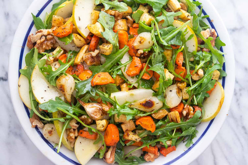 Roasted Root Vegetable Salad, Credit: Elizabeth Newman