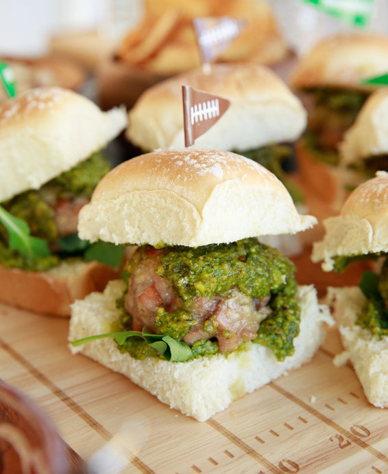 Mortadella Meatball Sliders, Credit: Food Network