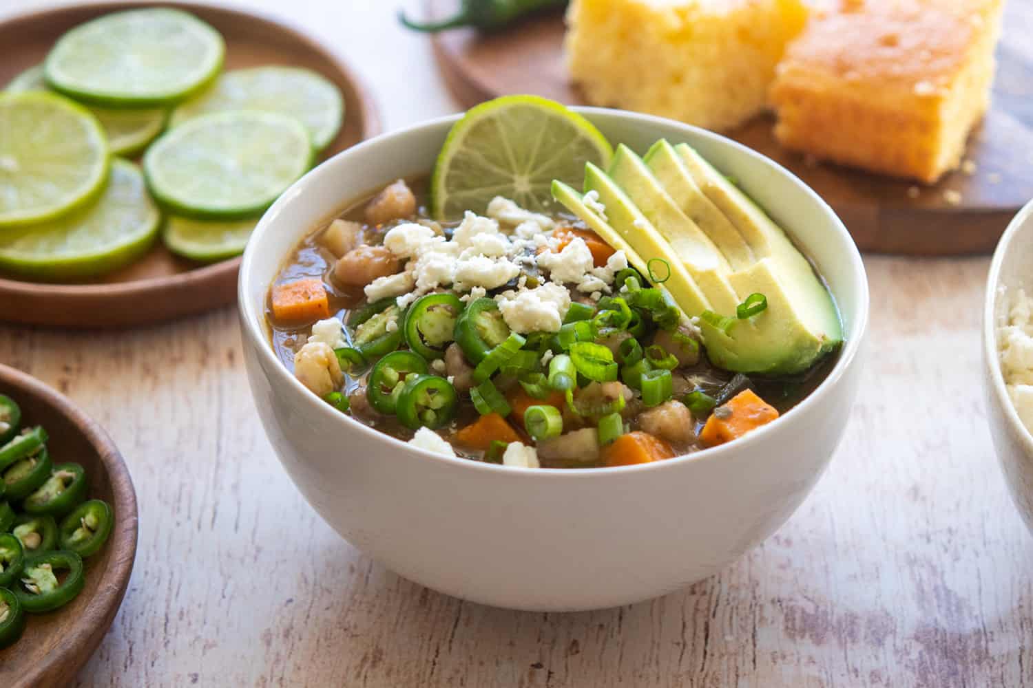 Vegetarian Slow Cooker Chili Verde, Credit: Elizabeth Newman