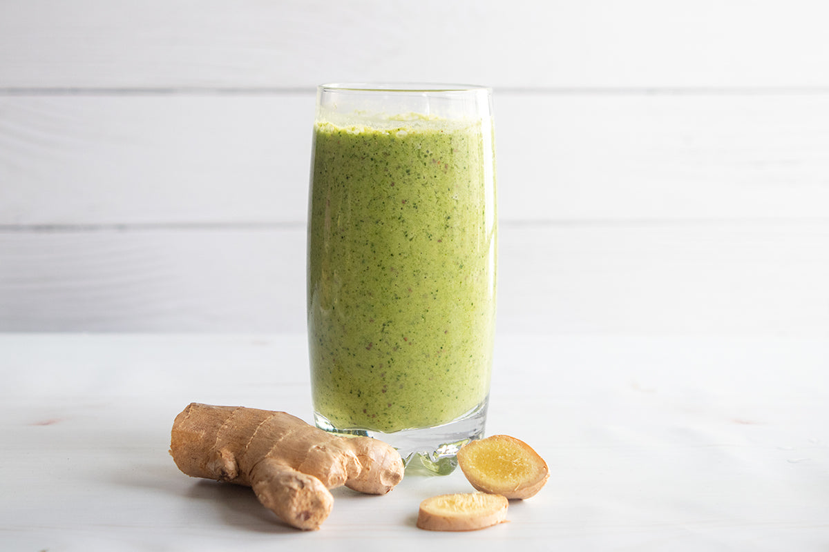 Ginger Green Smoothie, Credit: Elizabeth Newman