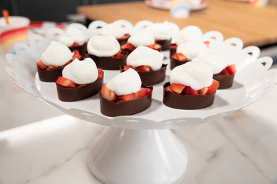 Chocolate Strawberry Cups, Credit: food network