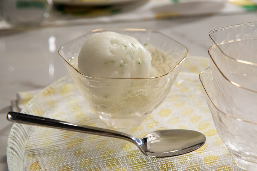 Lemon Basil Sorbetto, Credit: Food Network