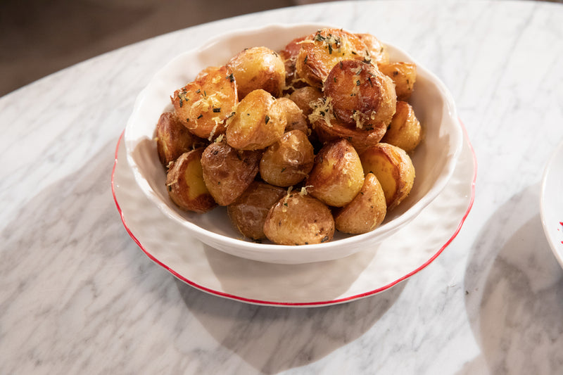 Pan-Fried Lemon Potatoes, Credit: Food Network