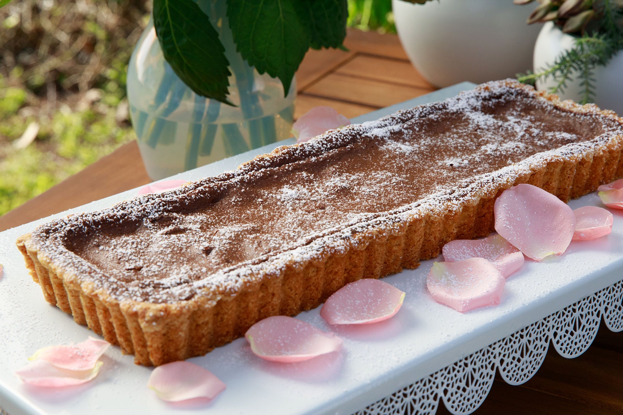 Chocolate and Fig Tart, Credit: Food Network