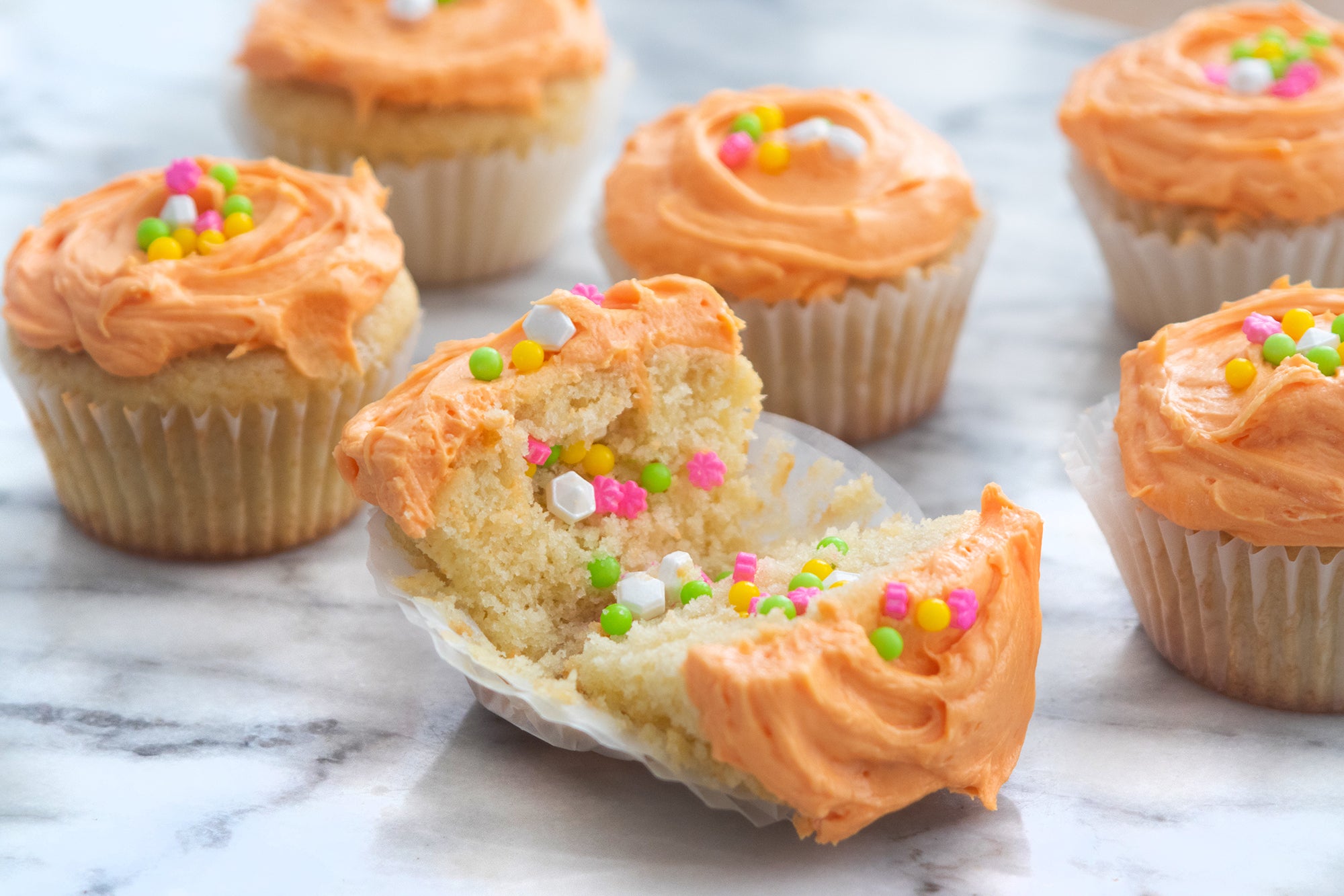 Simple Vanilla Cupcakes, Credit: Elizabeth Newman