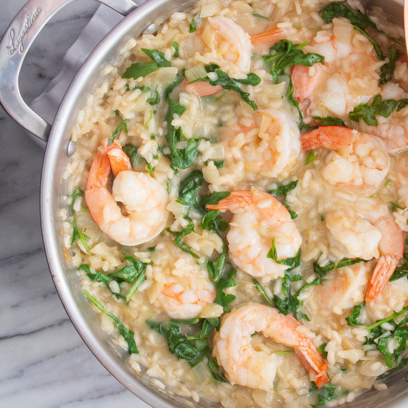 Lemon Risotto With Shrimp, Credit: Elizabeth Newman