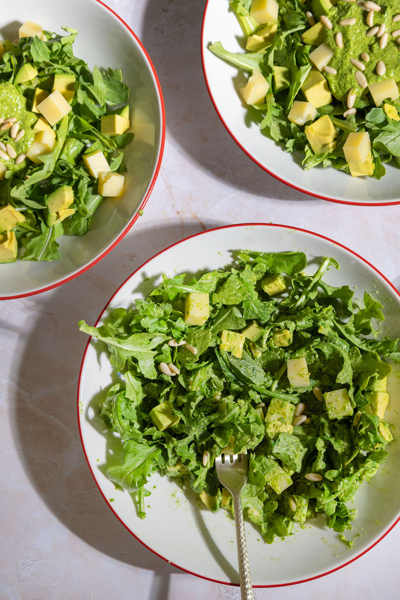 Arugula Pesto And Avocado Salad