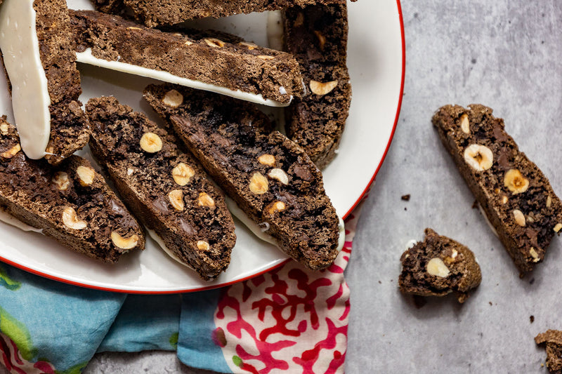 Triple Chocolate Biscotti