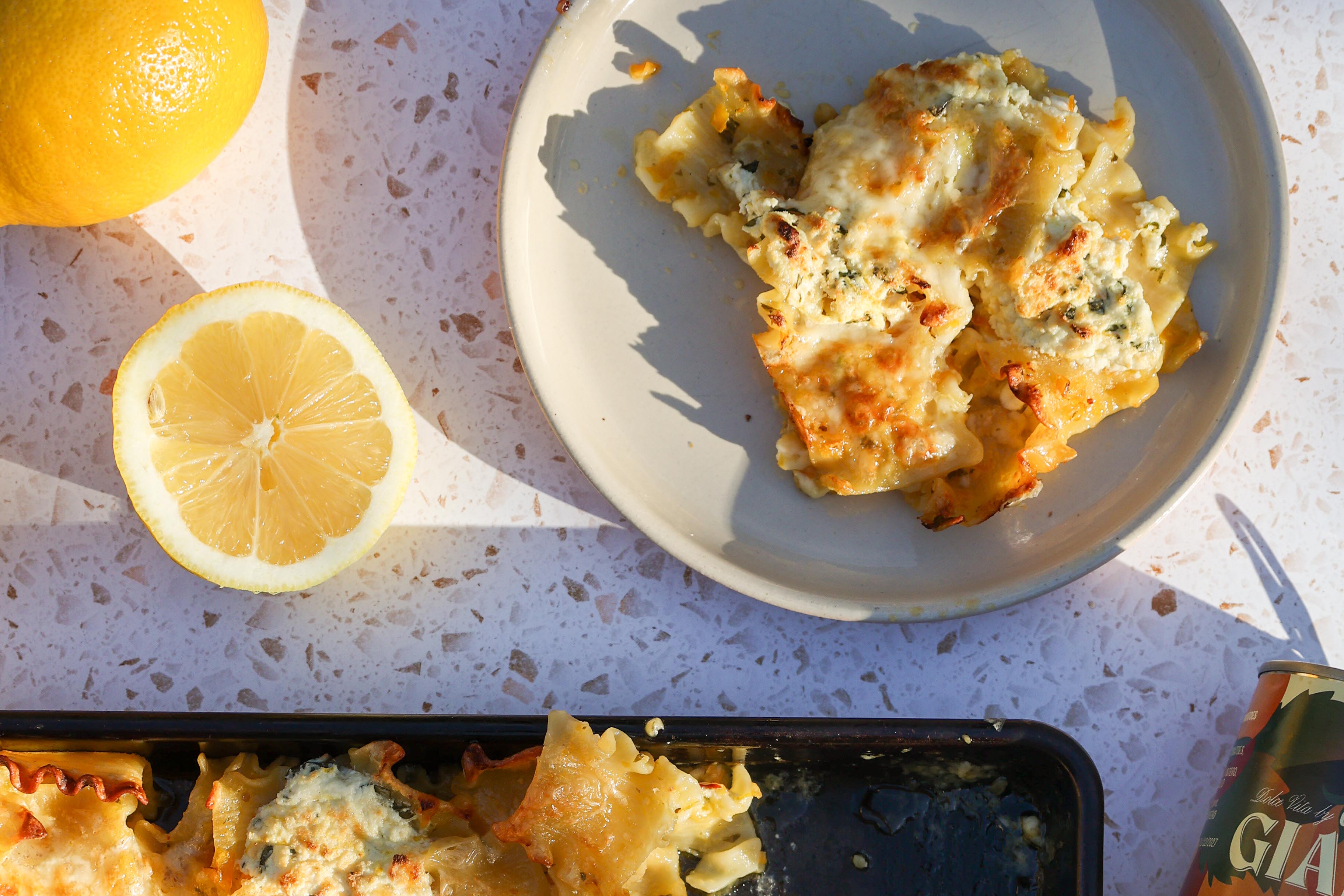 Lemon Sheet Pan Lasagna Video