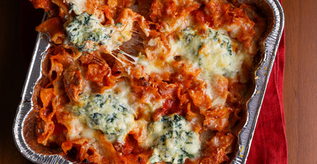 Mini Sheet Pan Layerless Lasagnas