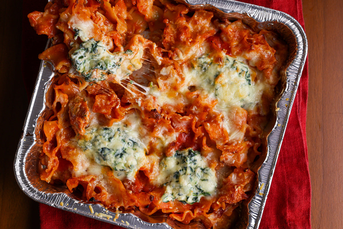 Mini Sheet Pan Layerless Lasagnas