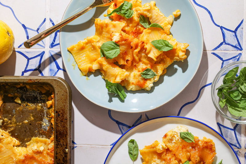 Sheet Pan Lemon Lasagna