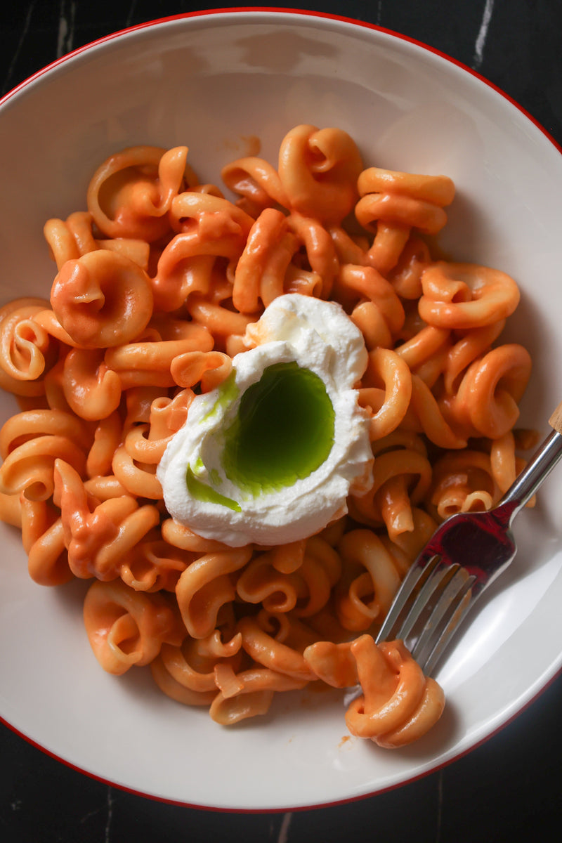 Pasta Alla Vodka With Basil Oil Video