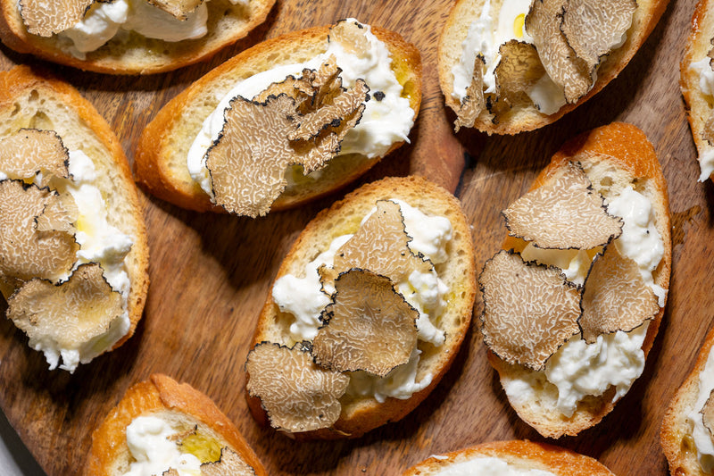 Burrata Truffle Crostini