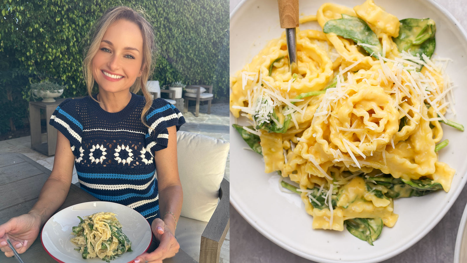 Giada makes her Squash & Burrata Blended Pasta Video