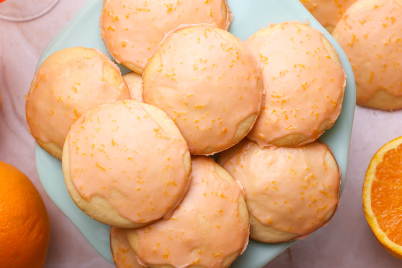 Aperol Spritz Ricotta Cookies