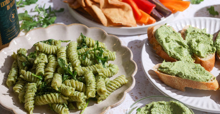 Artichoke and Arugula Pesto