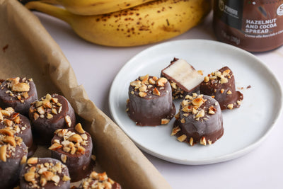 Chocolate Hazelnut Banana Bites