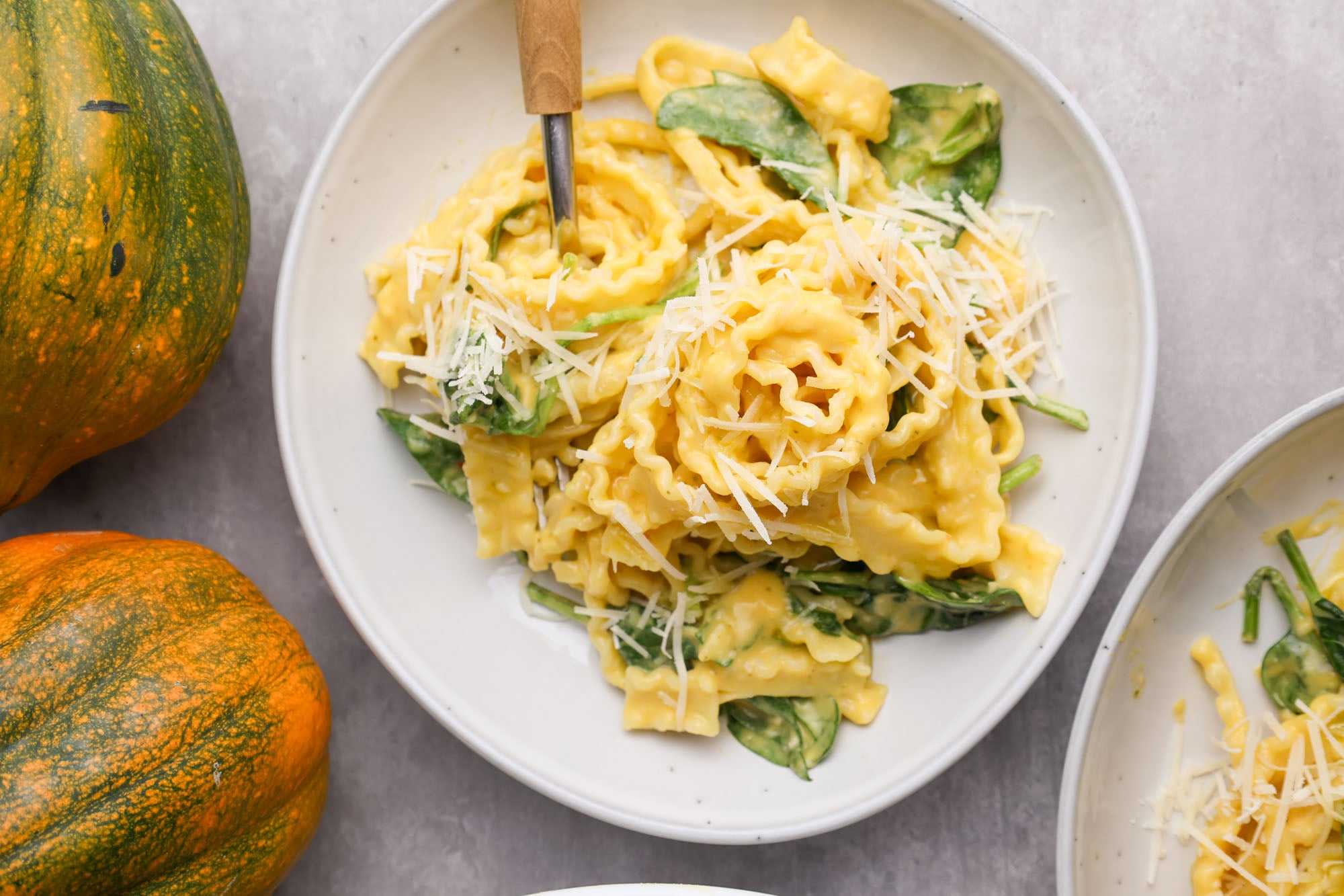 Roasted Squash Burrata Pasta