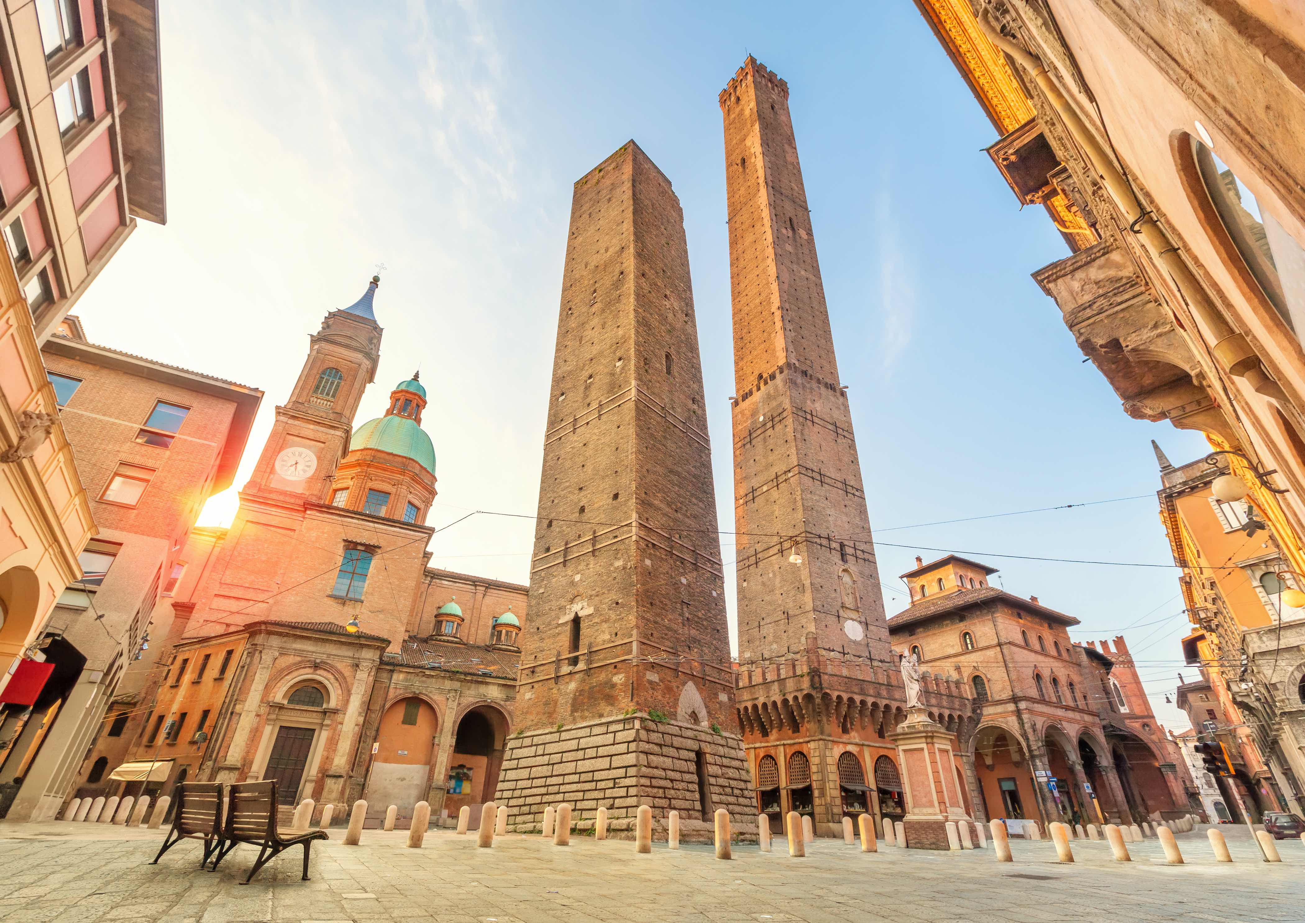 Italy’s Leaning Towers Outside of Pisa