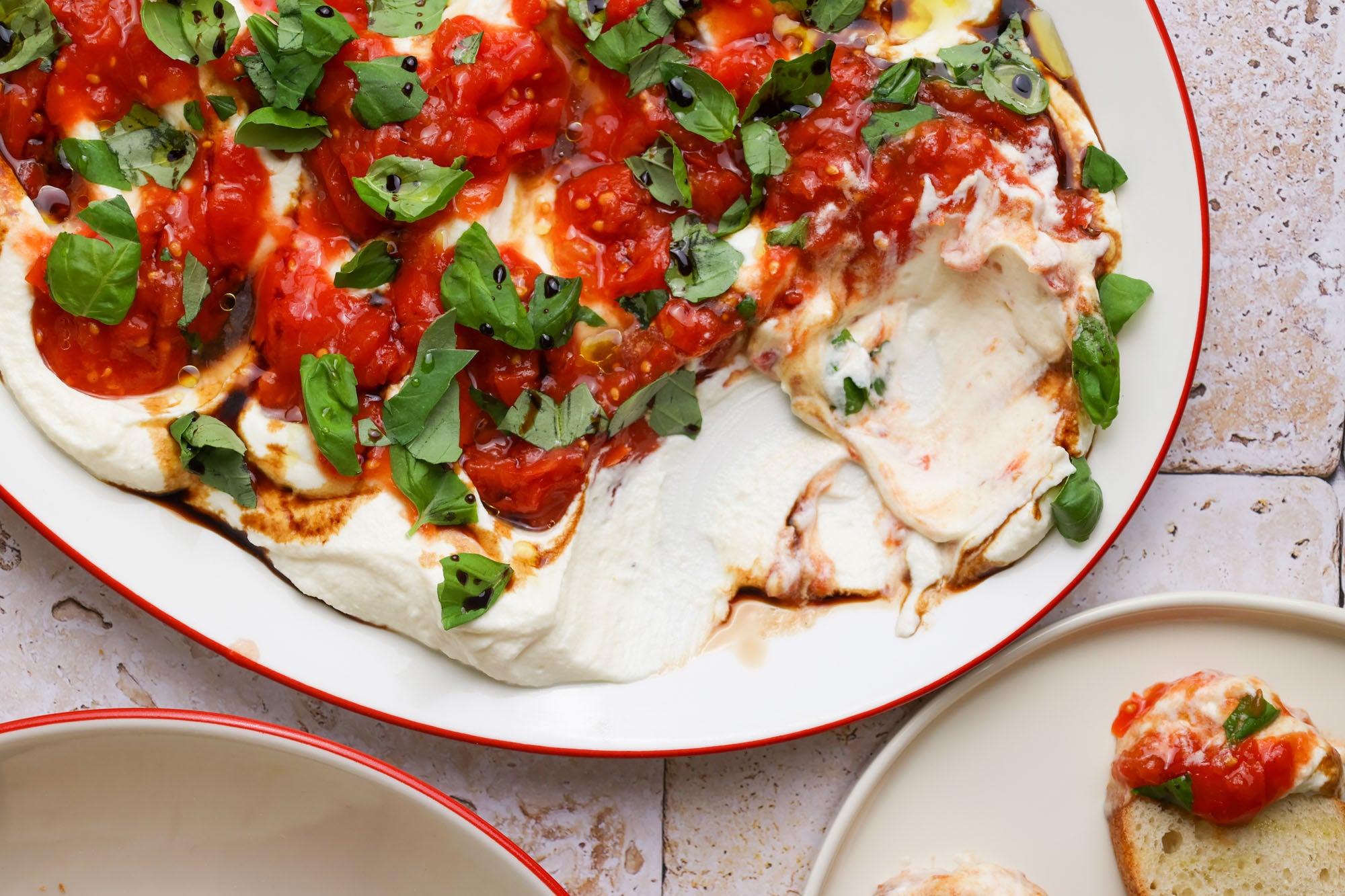 Caprese Ricotta Dip