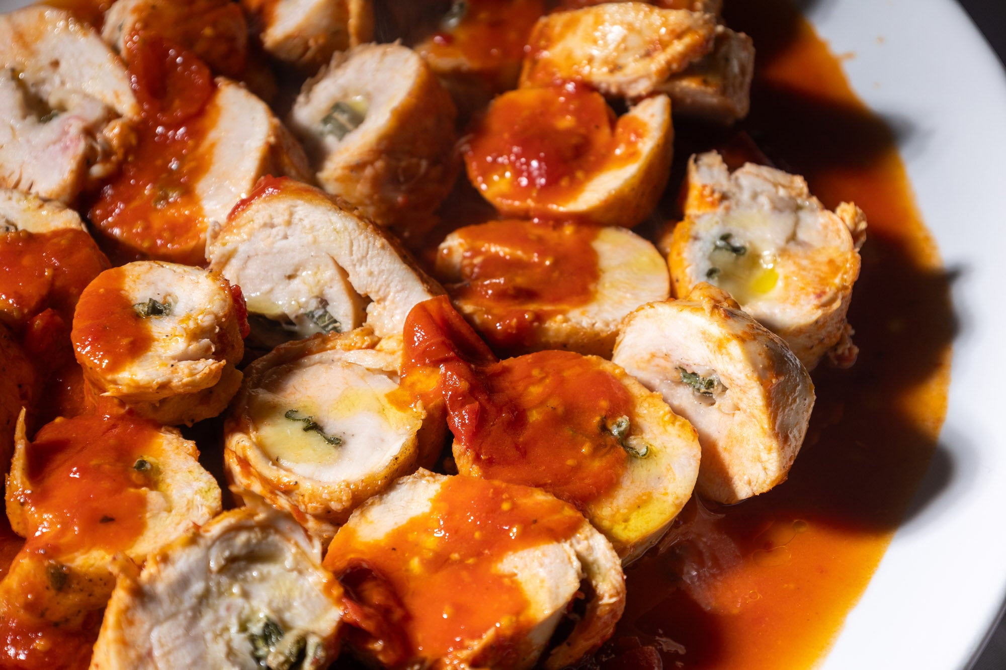 Sage And Fontina Chicken Involtini