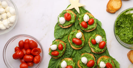 Crostini Christmas Tree