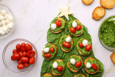 Crostini Christmas Tree