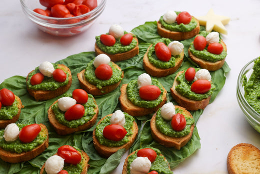 Christmas Tree Crostini Video