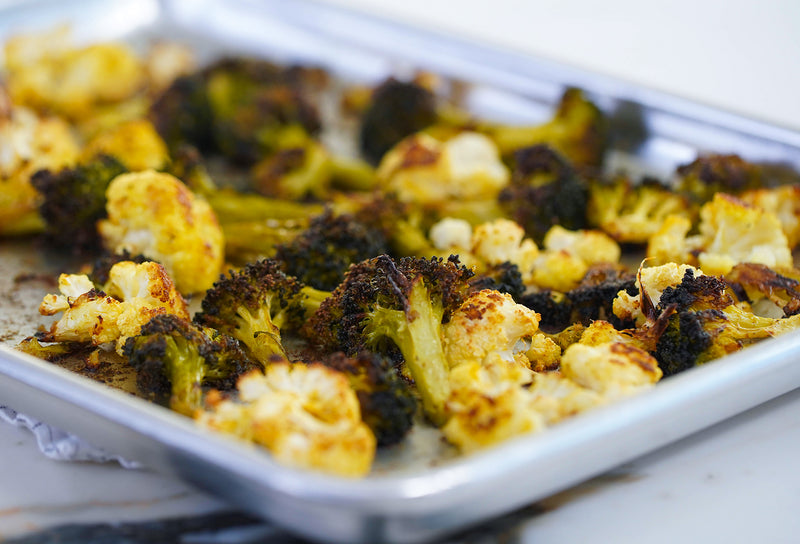 Crispy Broccoli and Cauliflower