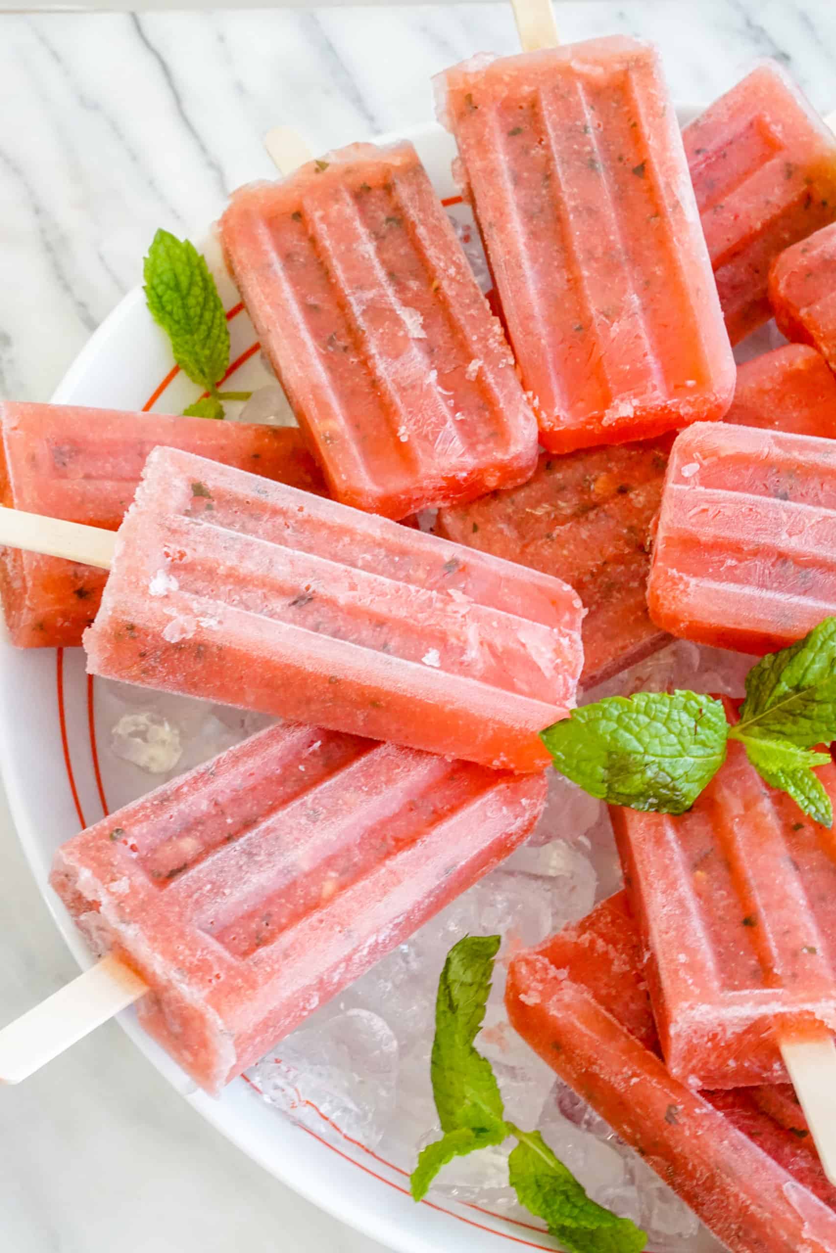 Boozy Watermelon Popsicles