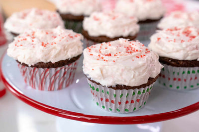 Double Chocolate Mint Cupcakes, Credit: Food Network