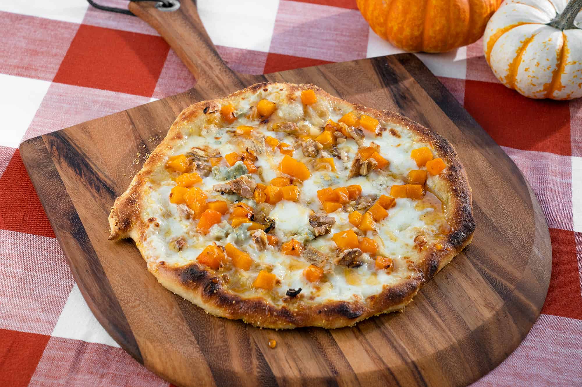 Roasted Squash and Gorgonzola Pizza, Credit: Food Network