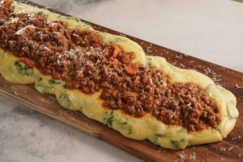 Creamy Polenta with Spinach, Credit: Food Network