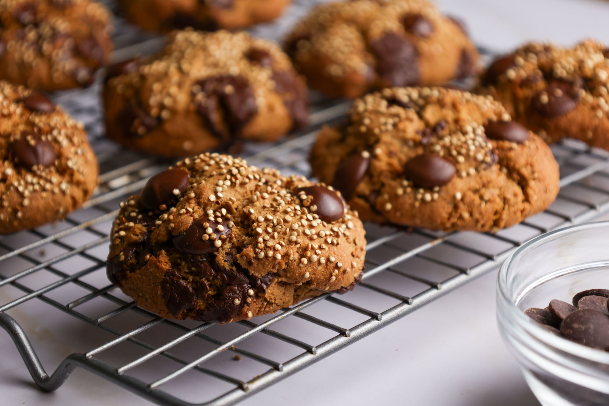 Gluten-Free Quinoa Chocolate Chip Cookies