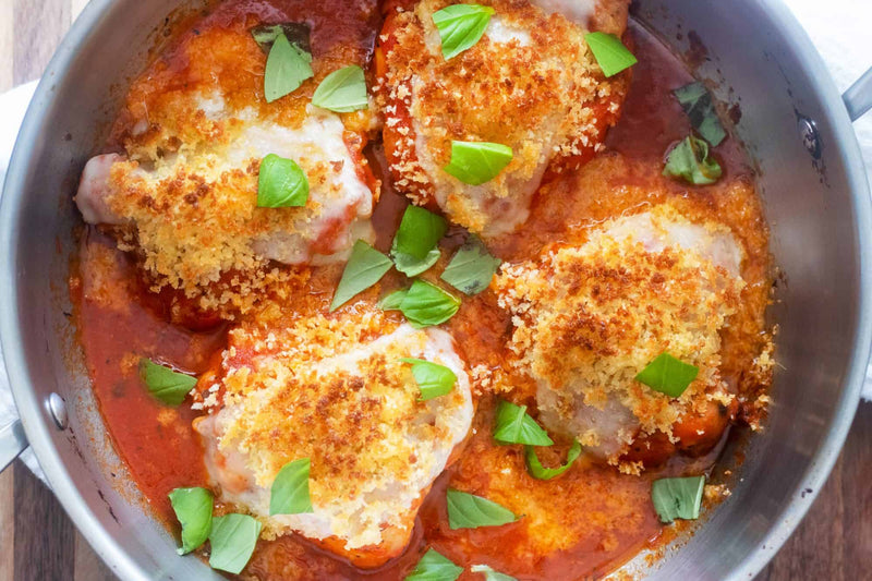 Weeknight Chicken Thigh Parmesan