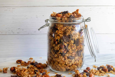 Sweet and Salty Chocolate Granola, Credit: Elizabeth Newman