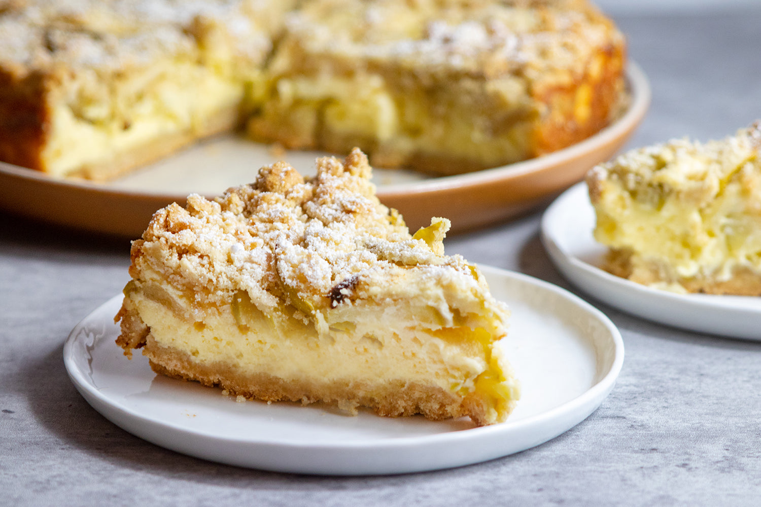 Mascarpone Apple Crumble Torta, Credit: Elizabeth Newman