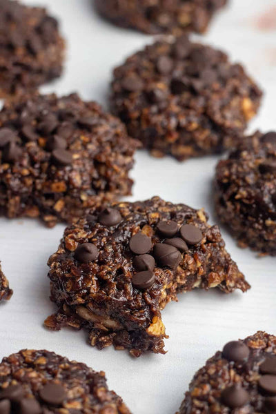 No-Bake Chocolate Almond Butter Cookies, Credit: Elizabeth Newman