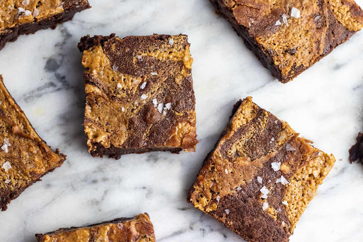 Almond Butter Swirl Brownies, Credit: Elizabeth Newman