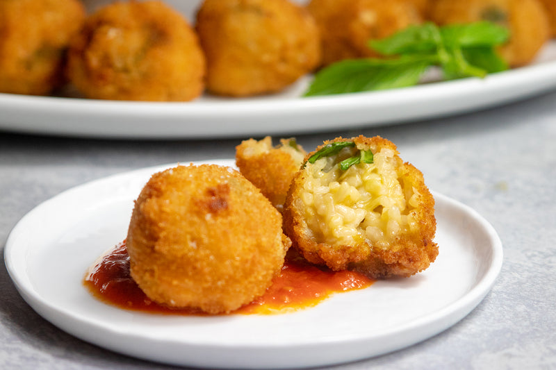 Vegan Artichoke Arancini, Credit: Elizabeth Newman