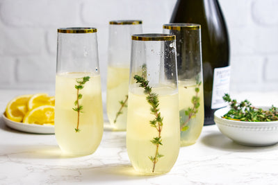 Lemon-Thyme Prosecco Cocktail